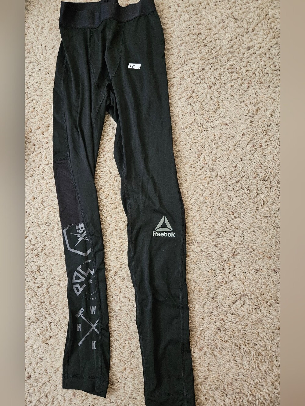 Reebok Women's Black Athletic Leggings
